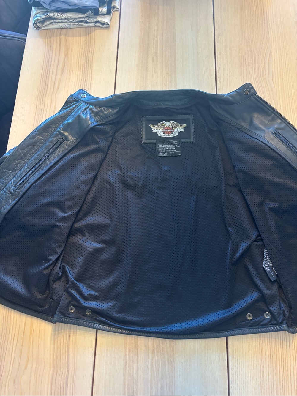 HARLEY DAVIDSON, the moto rider leather jacket! - Picture 4 of 14